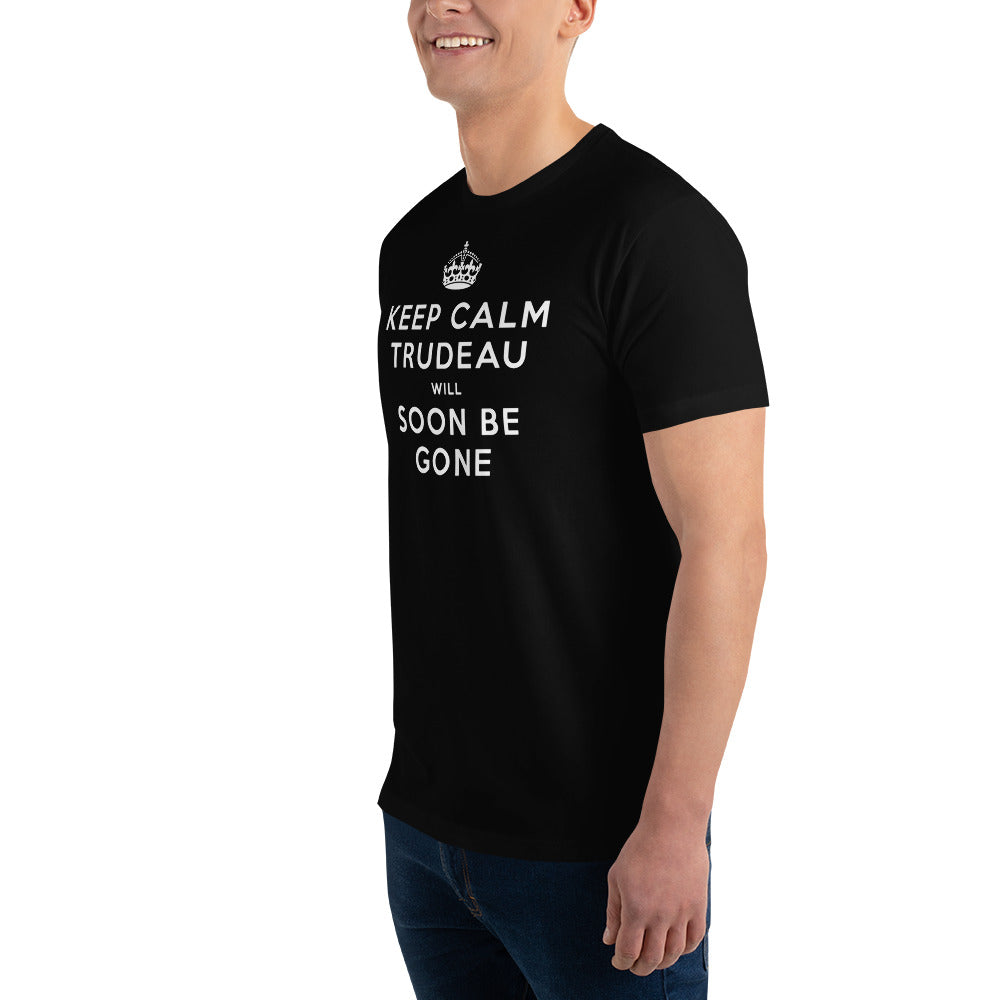 Keep Calm Trudeau Will Soon Be Gone Men's Premium T-Shirt