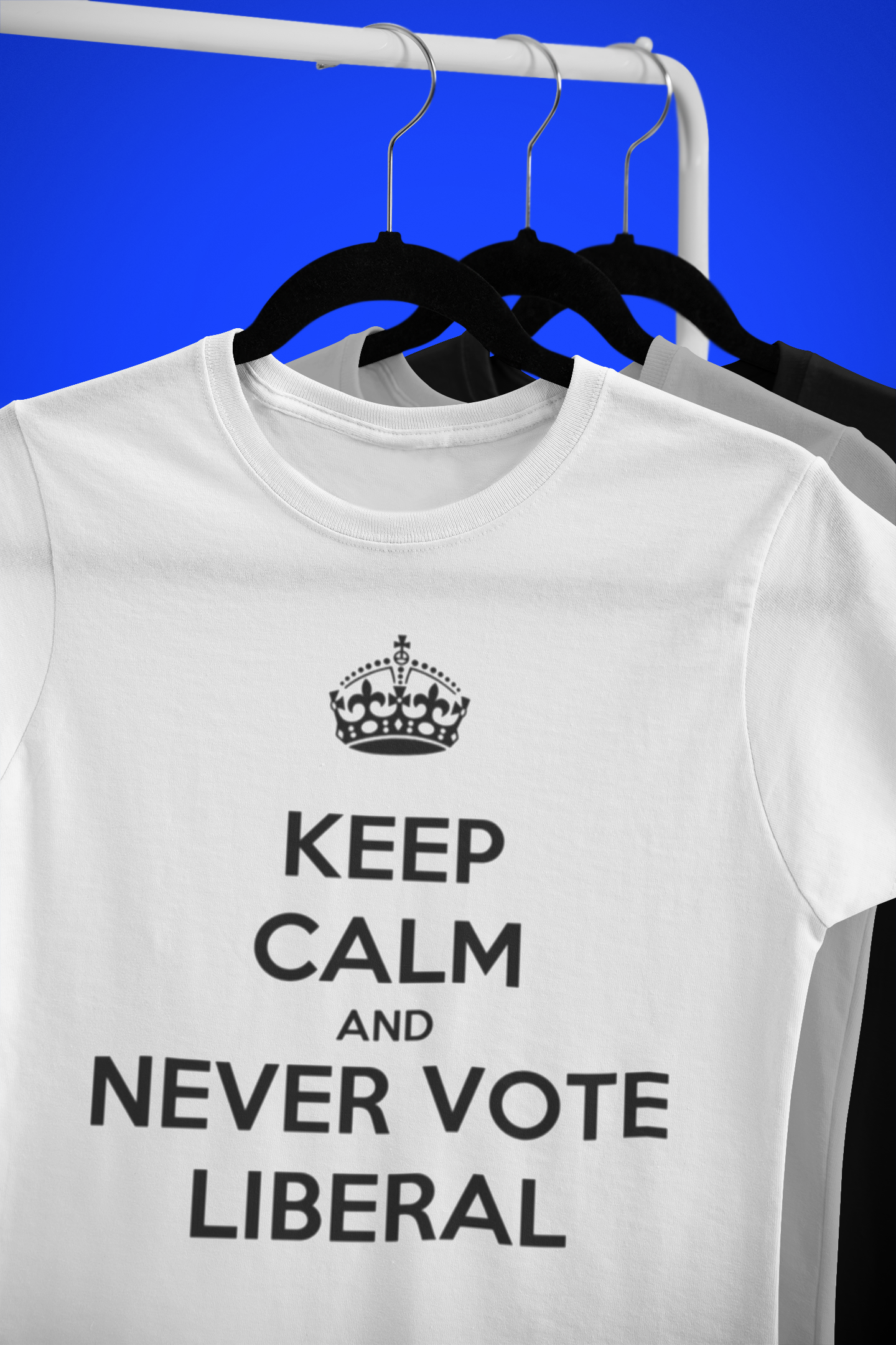 Keep Calm And Never Vote Liberal Men’s Premium T-Shirt