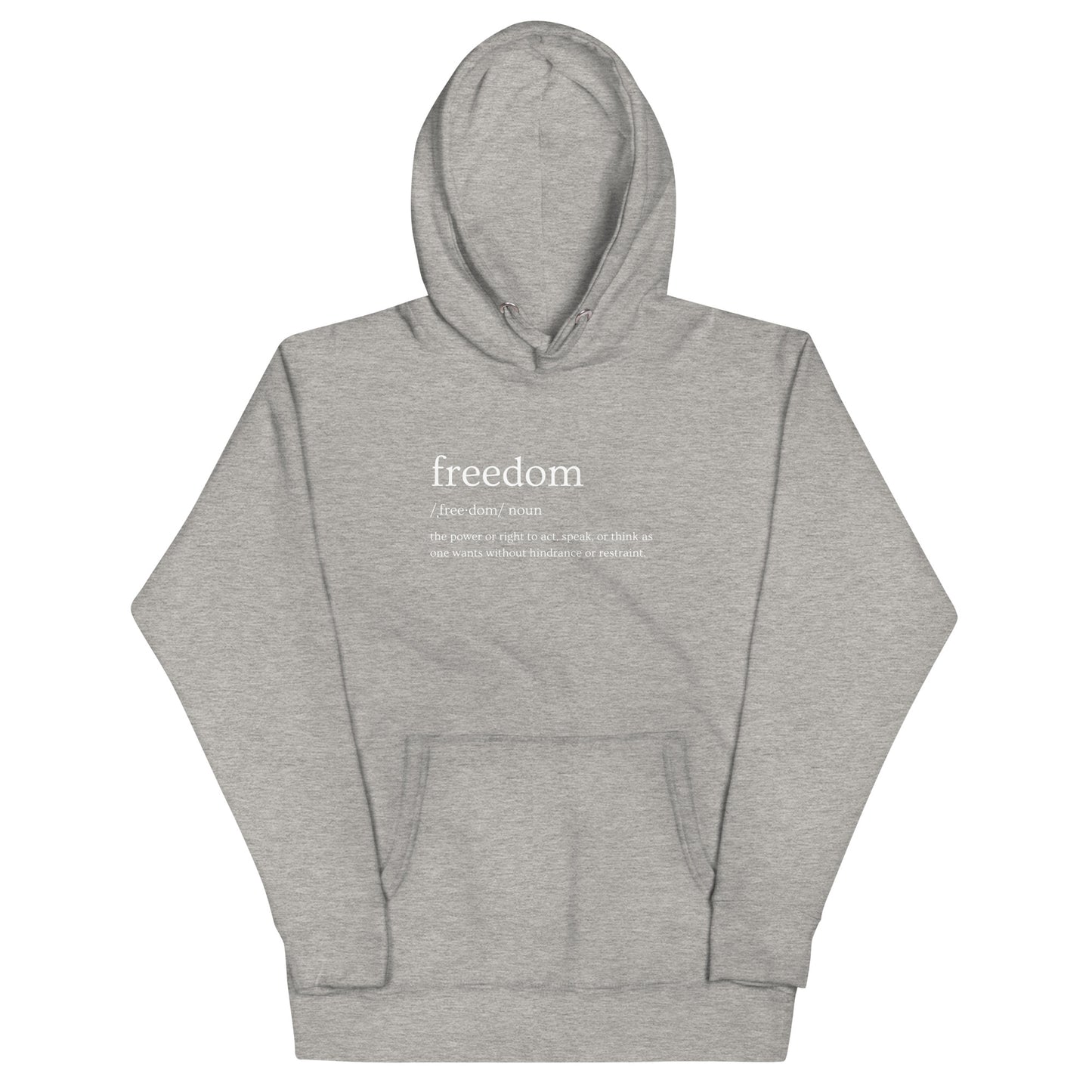 Large Freedom Definition Hoodie